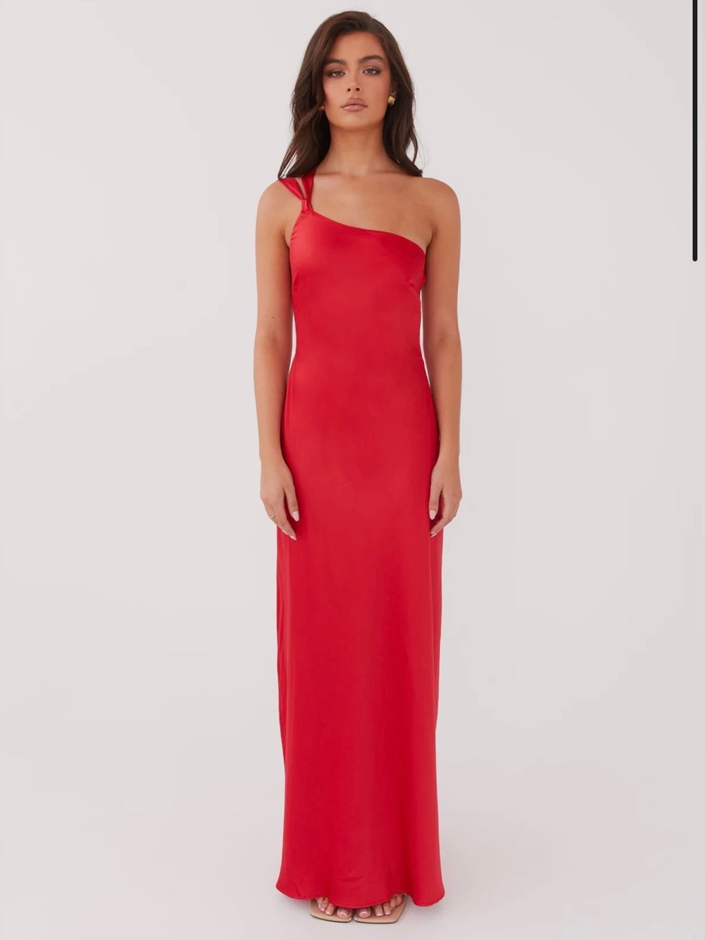 Peppermayo Delaney one shoulder maxi dress